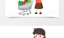 买菜漫画,一幅生动的买菜漫画故事